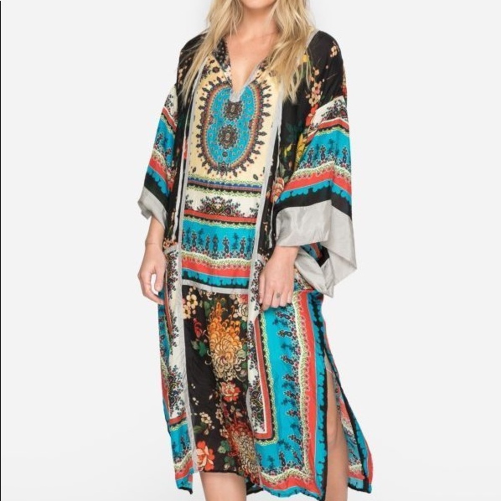 Johnny was Silk Kimono Dress - New